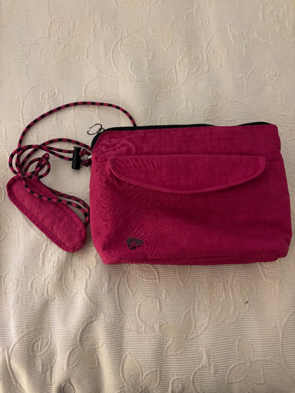 Active Zone by Penningtons Sporty Utility Crossbody Bag — Hot Pink